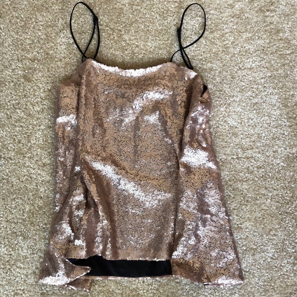 Haoduoyi Sequin Top